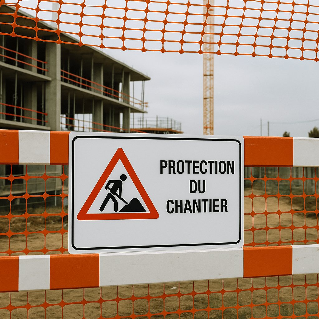 Panneau de protection de chantier