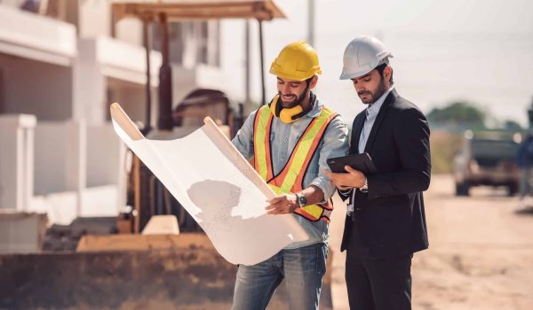 civil-engineer-construction-worker-manager-holding-digital-tablet-blueprints-talking-planing-about-construction-site-cooperation-teamwork-concept Civil engineer and construction worker manager holding digital tablet and blueprints , talking and planing about construction site. Cooperation teamwork concept.